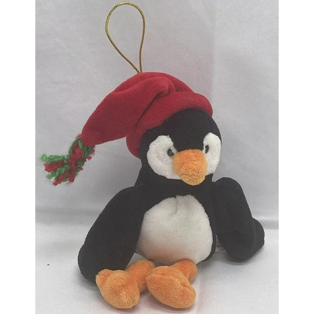 GUND Countdown to Christmas Plush Penguin 4” Dangle Leg Ornament 8849